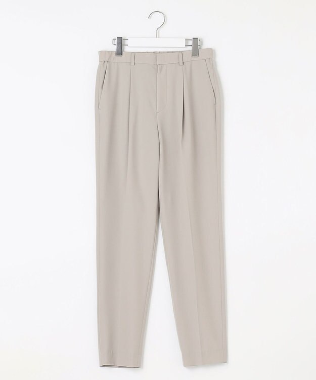 自由区 【洗える・XSサイズあり】ライト2WAYストレッチテーパード パンツ グレー系