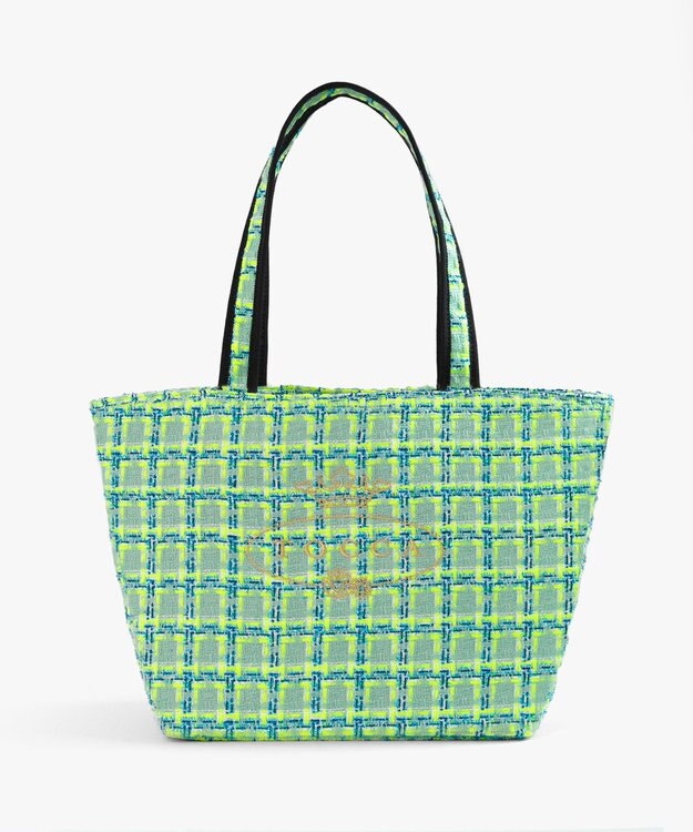 TOCCA 【キャンセル分販売中！】30th Anniversary MY PRECIOUS CUSTOMIZED BAG カスタマイズバッグ グリーンツイード×ホールマーク×ロングショルダー