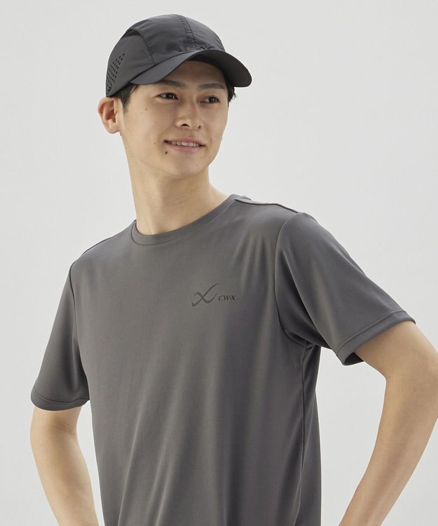 CW-X 【UNISEX】 CW-X キャップ メッシュパーツつき(つば内側) メッシュ切替あり(頭頂部) ユニセックス HYR430 /ワコール ブラック