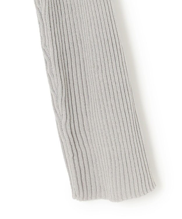 J.PRESS YORK STREET 【WOMEN】シアリブ タートルニット ライトグレー系