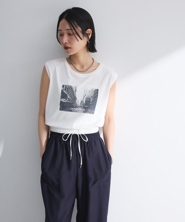 Green Parks ノースリーブフォトプルオーバー Pink