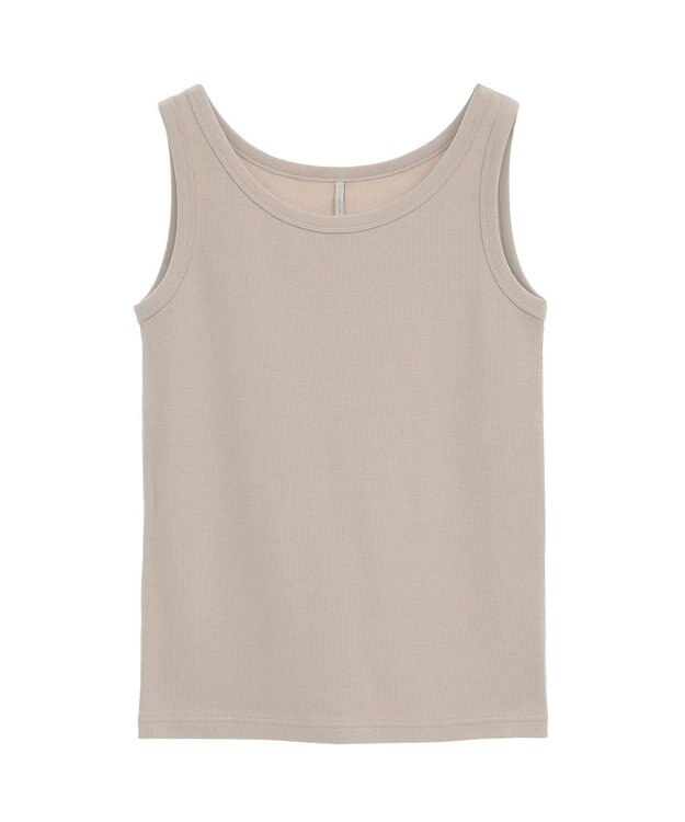 AMERICAN HOLIC 抗菌防臭テレコタンクトップ Gray Beige