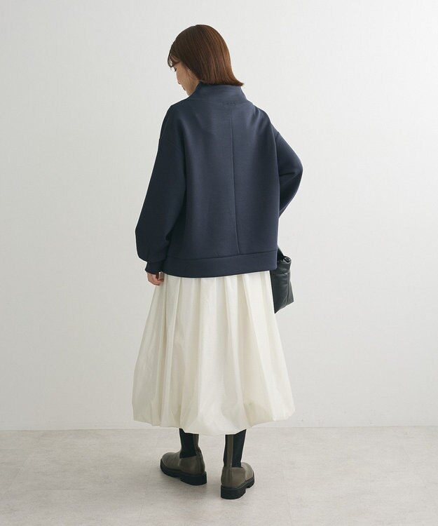 Green Parks ダンボール抜け襟プルオーバー Dark Navy