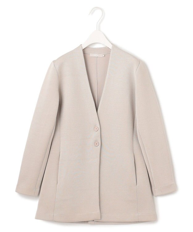 ICB 【洗える】シャイニースムースジャケット トープ系