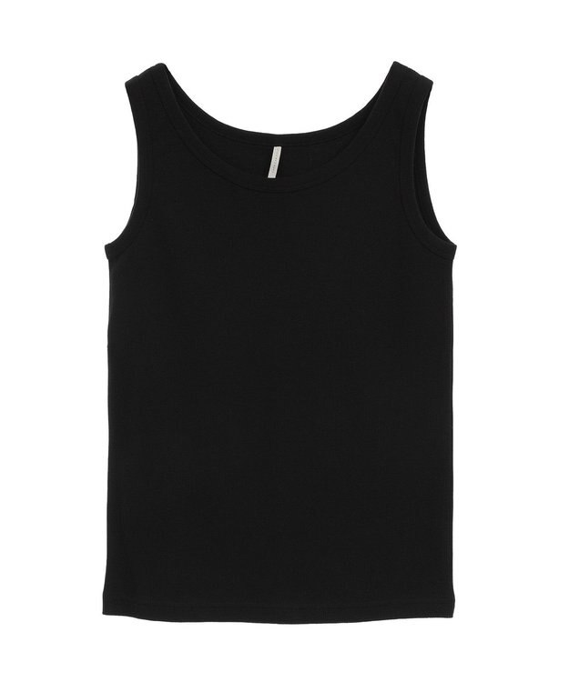 AMERICAN HOLIC 抗菌防臭テレコタンクトップ Black