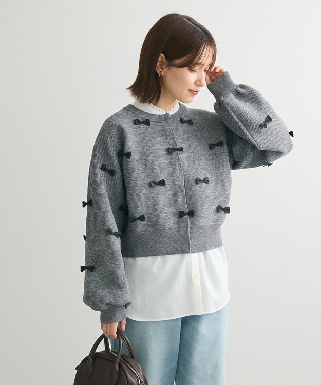 Green Parks フリルカラーシャツ Off White