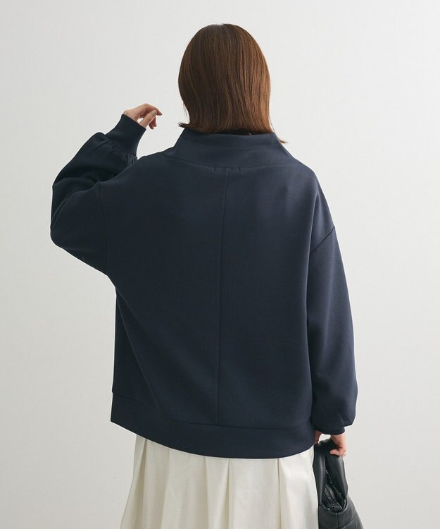 Green Parks ダンボール抜け襟プルオーバー Dark Navy