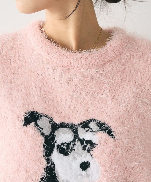 CRAFT STANDARD BOUTIQUE アニマルシャギーニットプルオーバー Light Pink