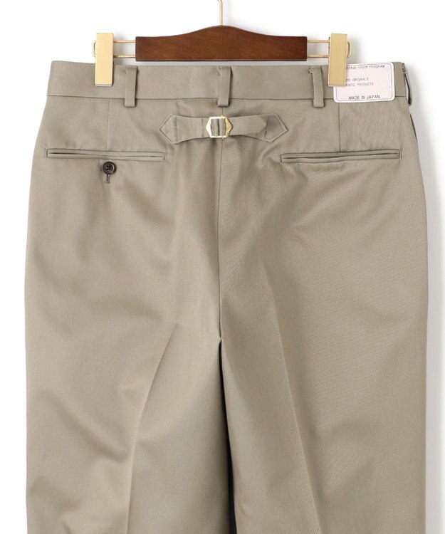 J.PRESS MEN 【J.PRESS ORIGINALS】WEST POINT PIPED STEM TROUSERS / JAPAN MADE カーキ系