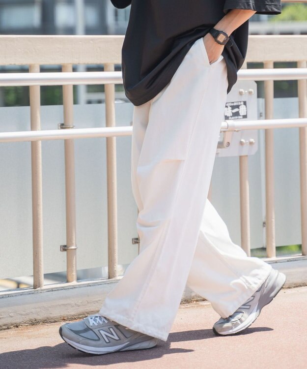 WEGO ワイドミリタリーパンツ ホワイト