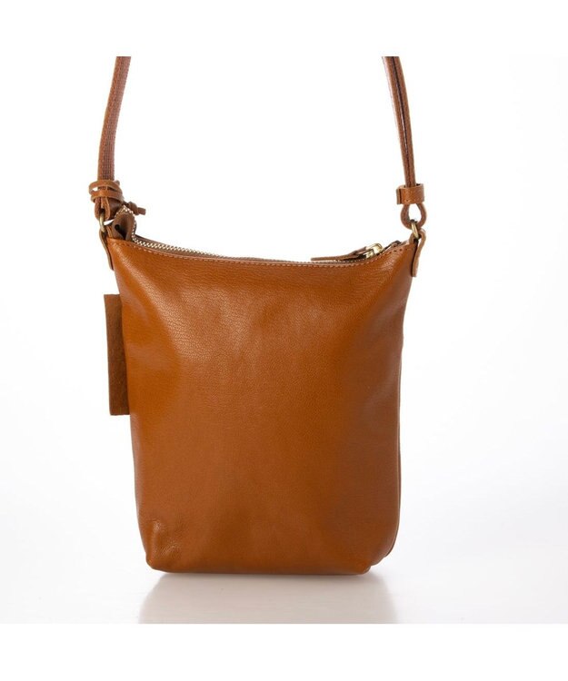 UNBILLION アトランタ ATLANTA / 牛革縦ミニショルダー キャメル