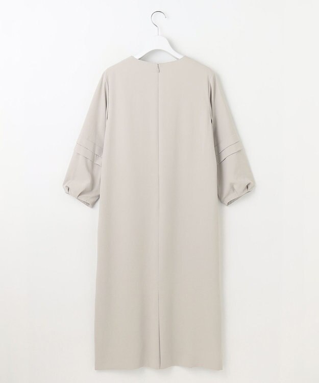 J.PRESS LADIES 【洗える・吸水速乾・接触冷感・セットアップ対応】Light ジョーゼット ワンピース ベージュ系