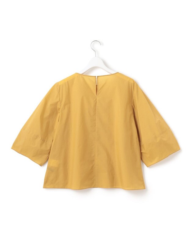 23区 S ナイロンコットンポプリン コンパクト ブラウス イエロー系
