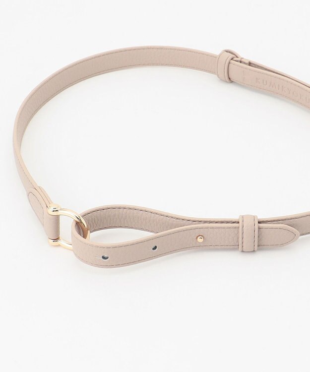 組曲 ウエストマークビットベルト グレージュ系