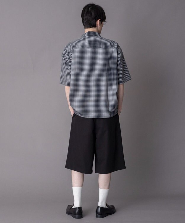 WEGO 【ユニセックス着用ITEM】ミニオンブレZIPシャツ（SS） ブラックチェック1