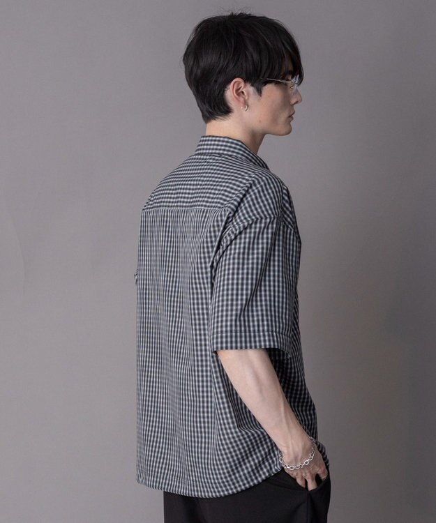 WEGO 【ユニセックス着用ITEM】ミニオンブレZIPシャツ（SS） ブラックチェック1