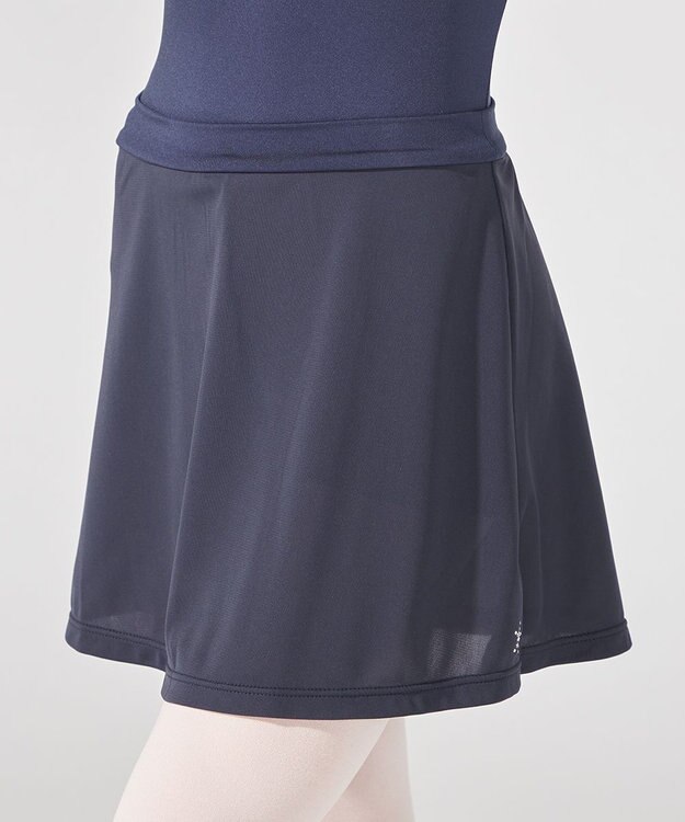 Chacott ショートスパッツ付スカート ネイビー