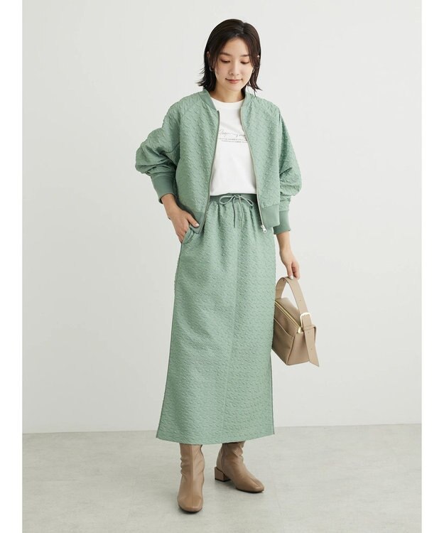 Green Parks ＫＢＦ　キルティングスカート Khaki