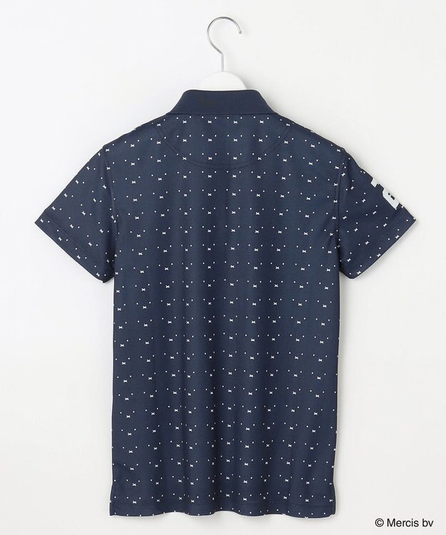 23区GOLF 【WOMEN】【吸水速乾/UVカット】ミッフィーフェイスポロシャツ ネイビー系5