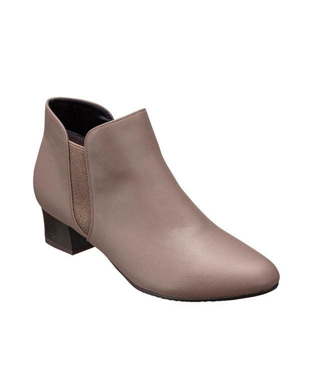 REGAL FOOT COMMUNITY 【ビューフィット】A55Y サイドゴアブーツ ダークベージュ