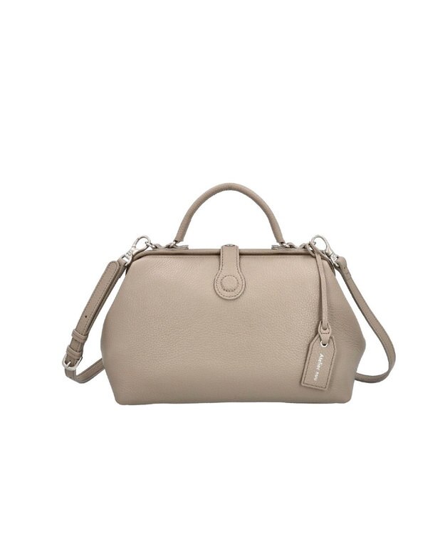 Atelier nuu 日本製 parcel mist ミニダレス ショルダーバッグ グレージュ