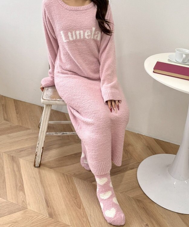 WEGO ロゴワンピース ピンク