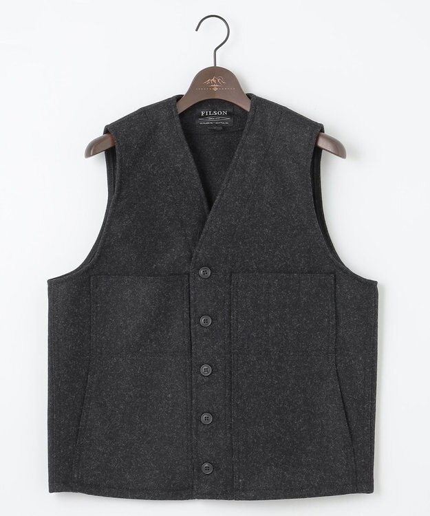 JOSEPH ABBOUD MOUNTAIN 【FILSON】マッキノーウール ベスト グレー系