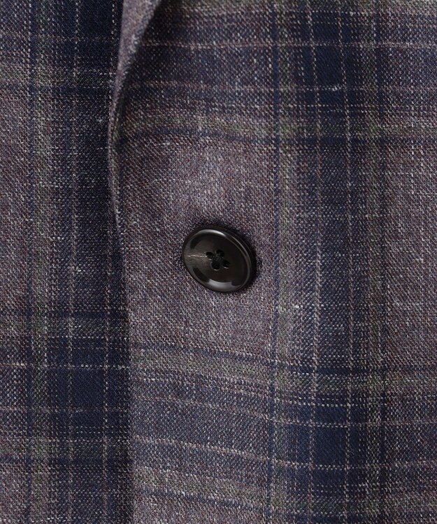 GOTAIRIKU 【DELFINO】シルクリネンライトツイード ジャケット ダークブラウン系4