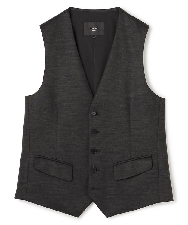 JOSEPH HOMME スプリングウールジャージー   ジレ グレー系