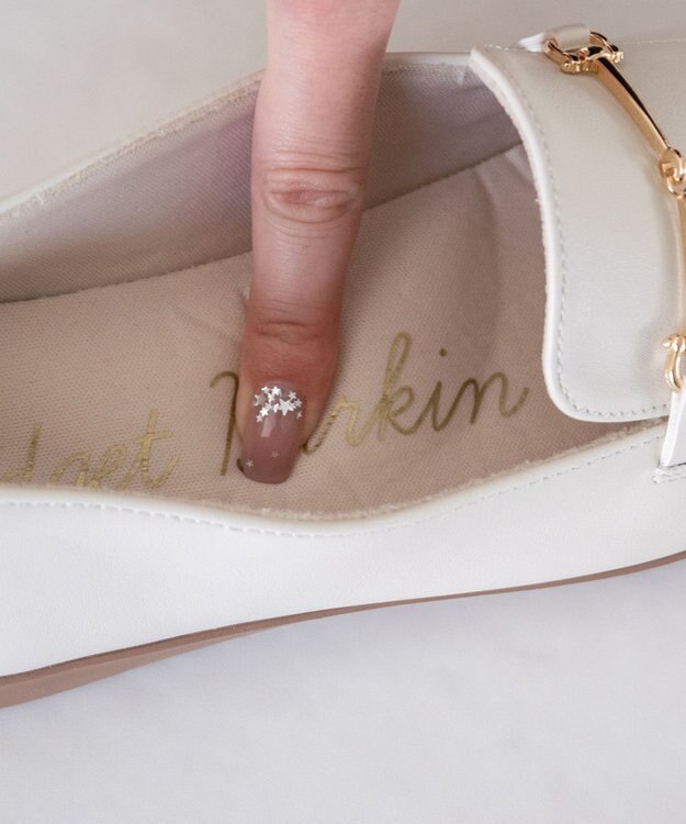 Bridget Birkin 【Bridget Birkin】シンプルビットソフトローファー アイボリー