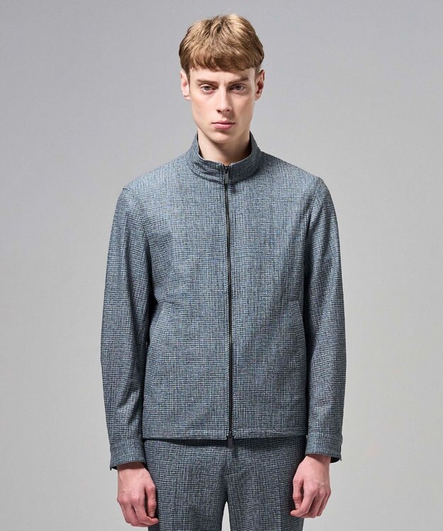 JOSEPH HOMME 【新型】トリコサッカーストレッチ スタンドカラーブルゾン グレー系5