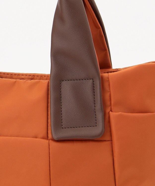 Y'SACCS 【Y’SACCS vous et】ナイロンキリカエ2WAYトート Mサイズ レンガブラウン