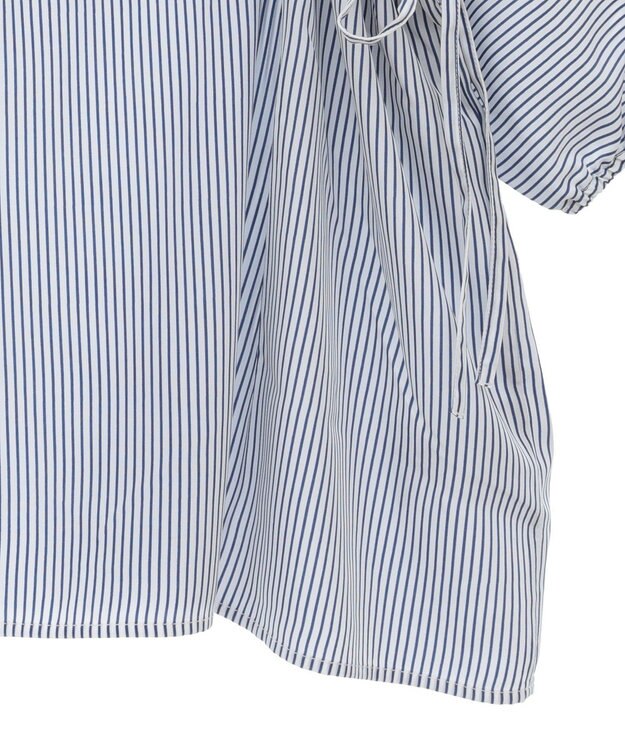 Green Parks 脇リボンドッキングチュニック Navy