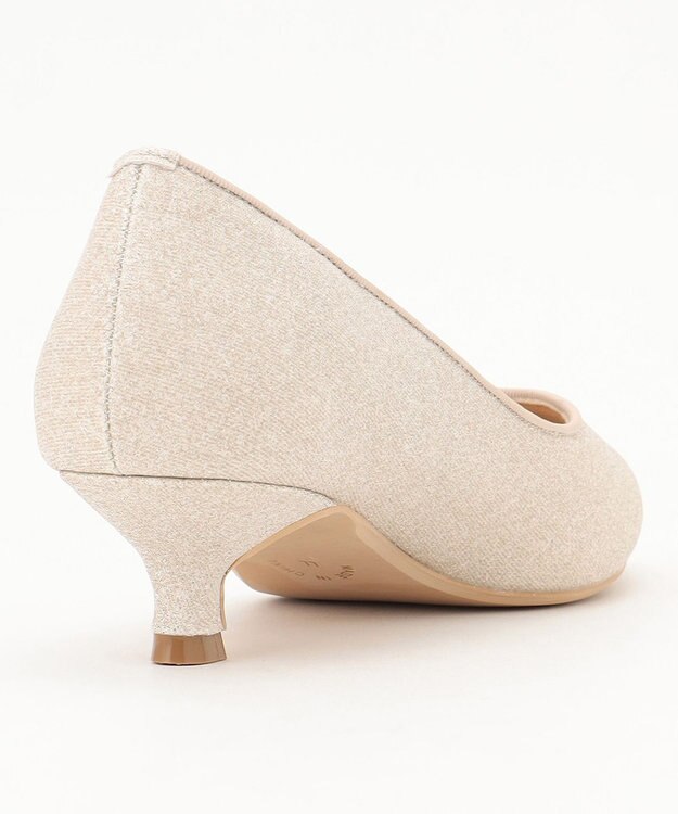 ANY SIS 【23.0cm~24.0cm】ラメローヒール パンプス シャンパン