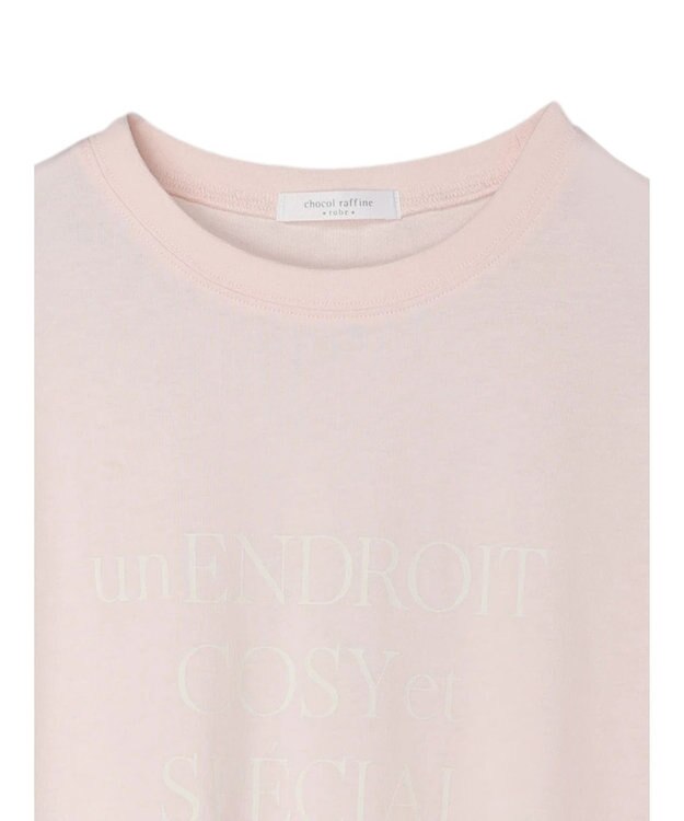 Green Parks ガーリーロゴボックスＴシャツ Light Pink