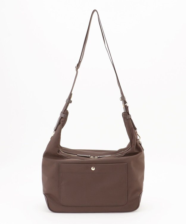 LA BAGAGERIE ループ2WAYショルダーバッグ　Mサイズ チョコ