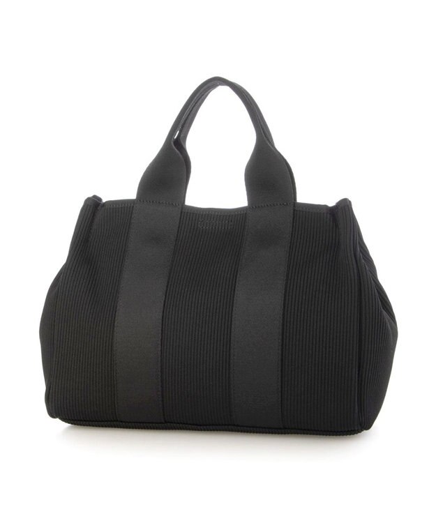 UNBILLION カシュカシュ cachecache / ジャガードニットスクエア2wayトート ブラック