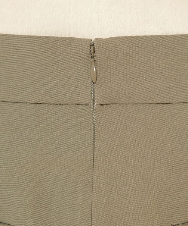 uncrave 【吸水速乾・洗濯機洗い可】エコ ドライ チノ Ｉラインスカート（uncrave STANDARD） ライトカーキ