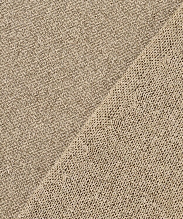 自由区 L 【洗える】ペーパーブレンド カーディガン ベージュ系