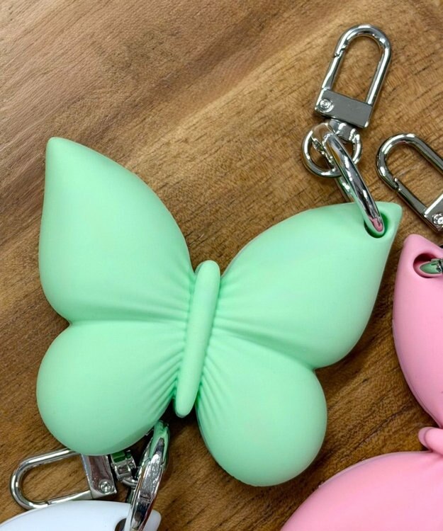 WEGO BIGバタフライリップチャームキーホルダー グリーンその他