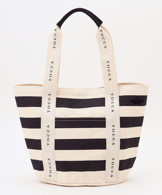 TOCCA 【WEB＆一部店舗限定】DANCING TOCCA BORDERTOTE トートバッグ ブラック系