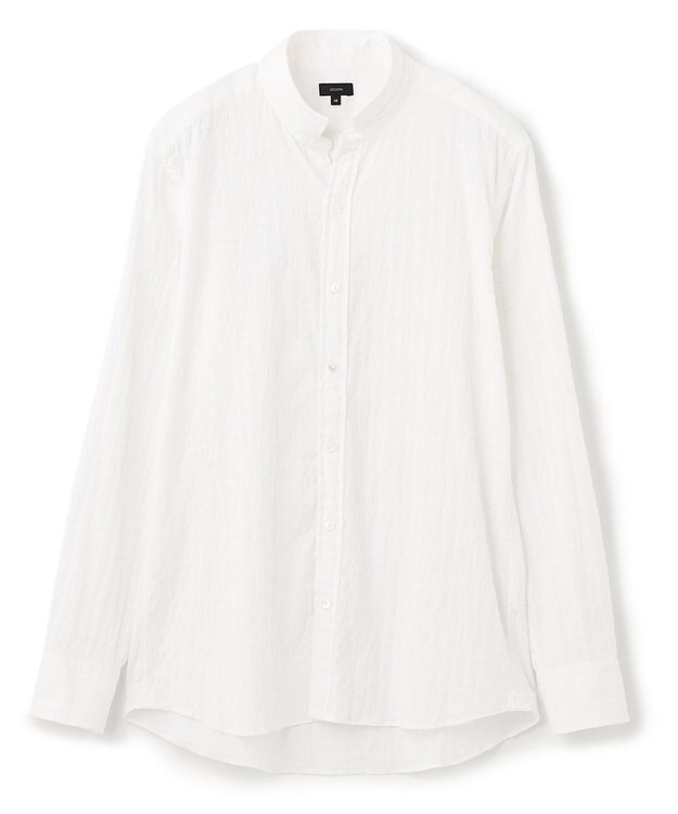 JOSEPH HOMME トリックジャガードストレッチ　ウイングカラーシャツ ホワイト系