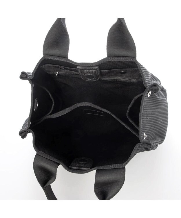 UNBILLION カシュカシュ cachecache / ジャガードニットスクエア2wayトート ブラック