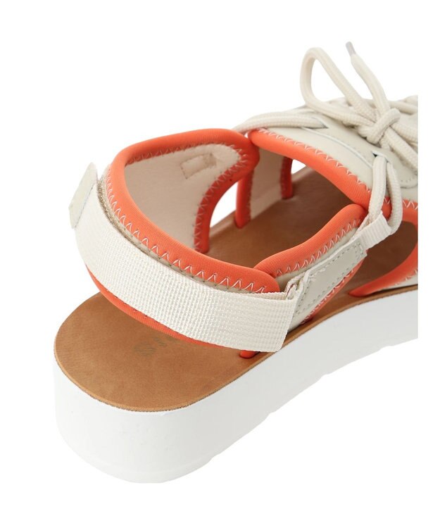 Green Parks ＲＵＰＩＳ．レースアップスポーツサンダル Light Beige