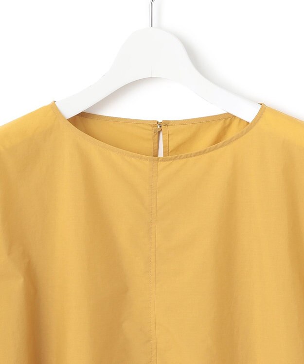 23区 S ナイロンコットンポプリン コンパクト ブラウス イエロー系