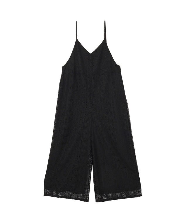 AMERICAN HOLIC 【先行予約】レースキャミサロペット Black