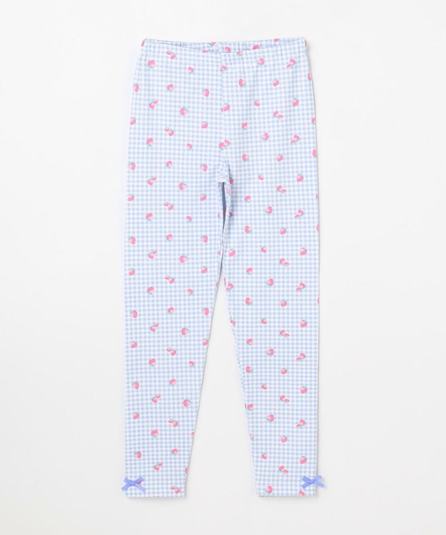 ANY KIDS 【Strawberry Collection】いちごレギンス サックスブルー
