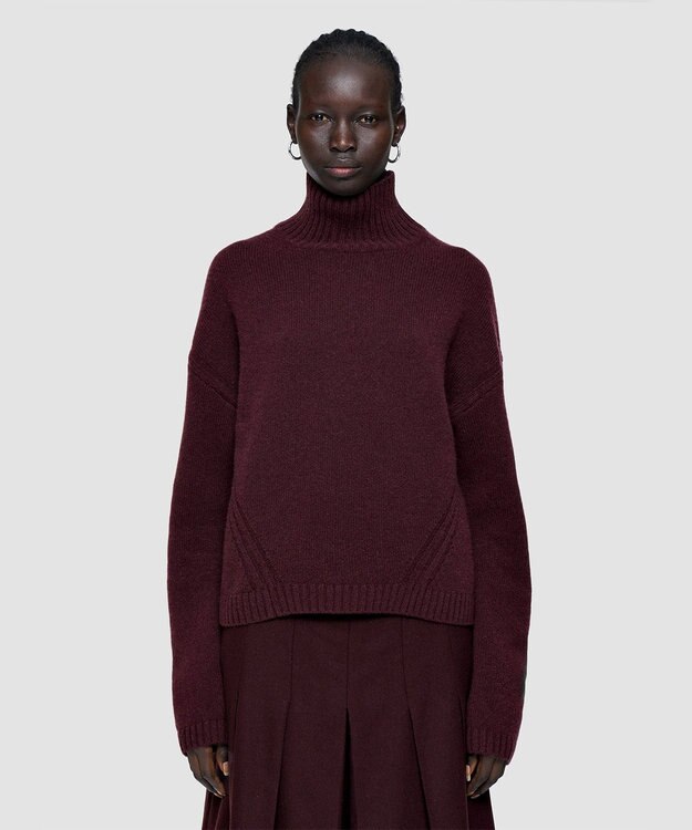 JOSEPH 【洗える】リュクスカシミヤハイネックニット Maraschino