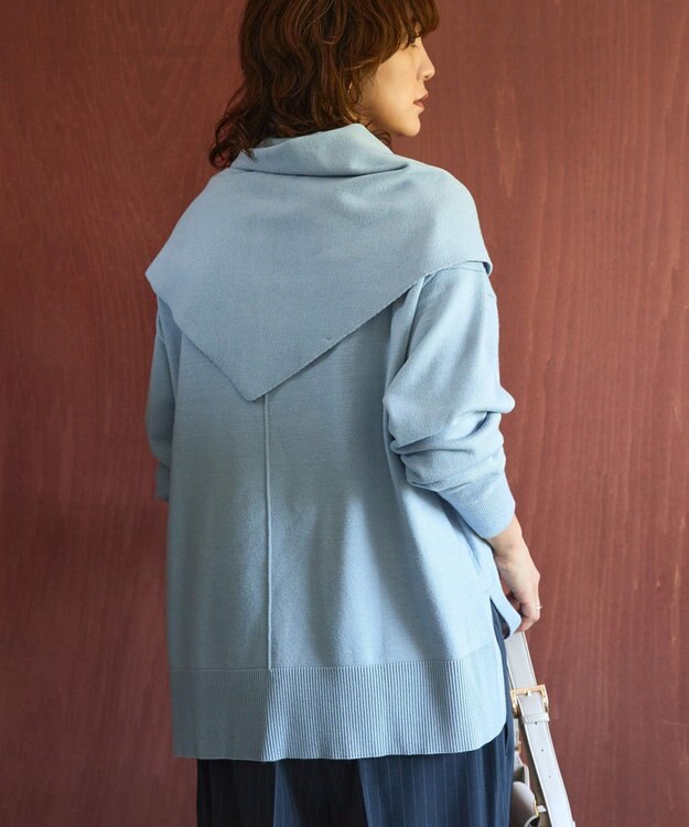 AMERICAN HOLIC バイパチニットスカーフ Light Blue