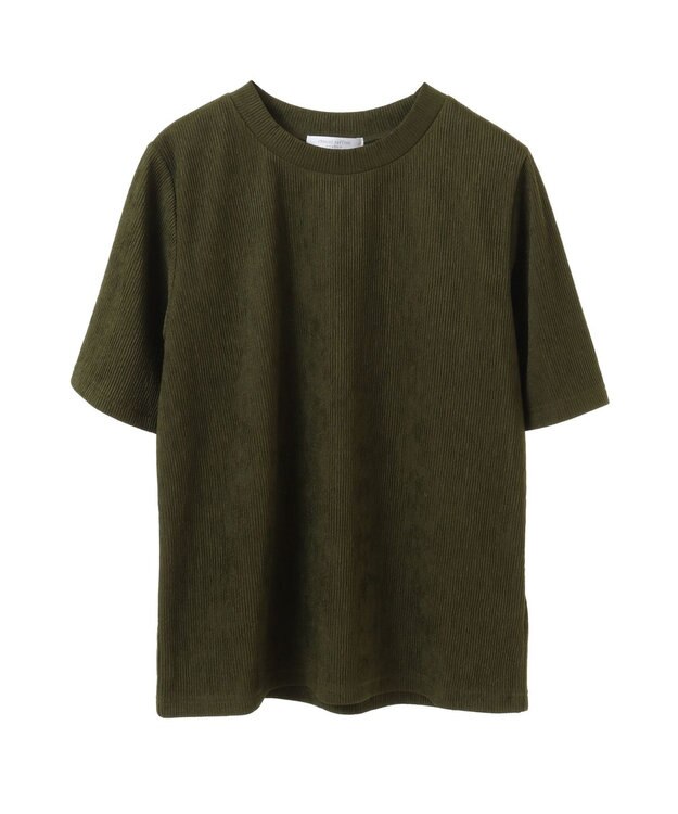 Green Parks プリーツ５分袖プルオーバー Green